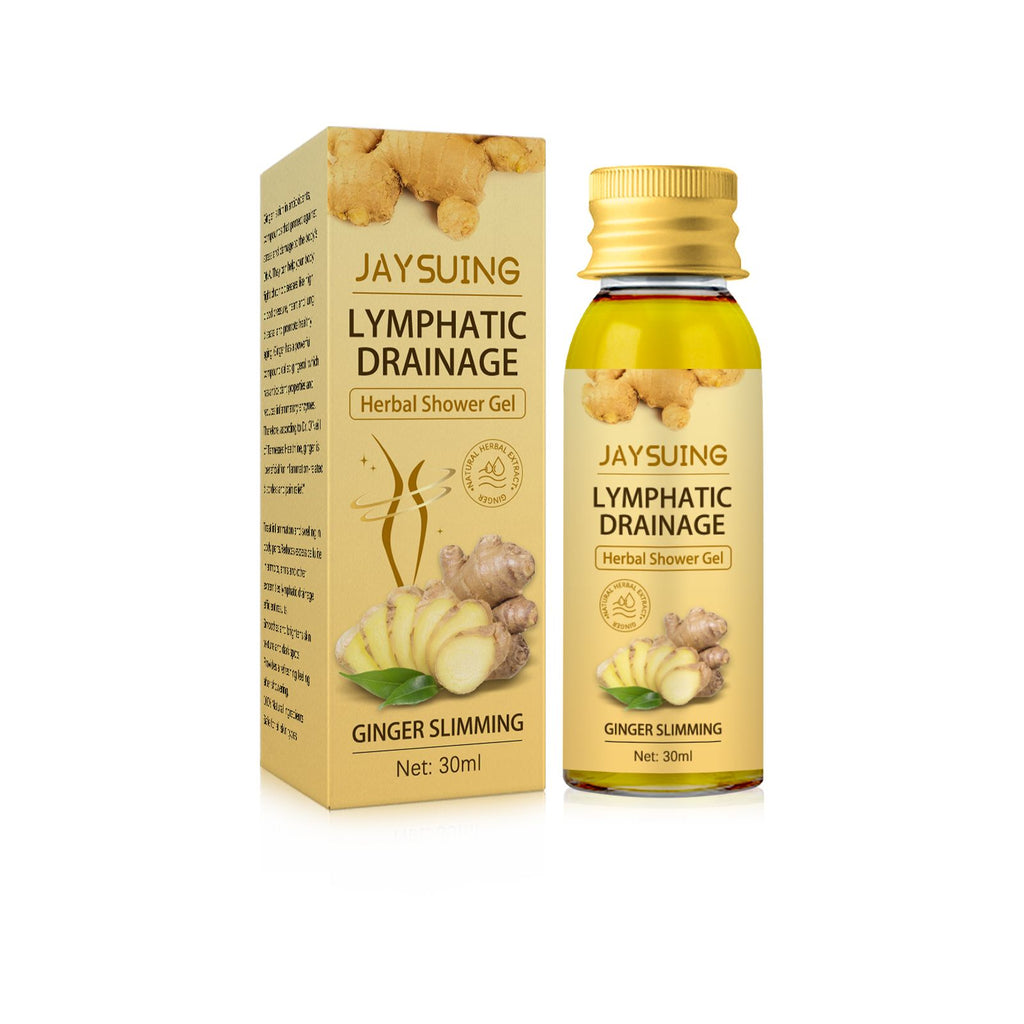 Jaysuing Ginger Sculpting Shower Gel, Dredging Slimming , Firming Waist Lymph Lazy People Clean And Moist Skin