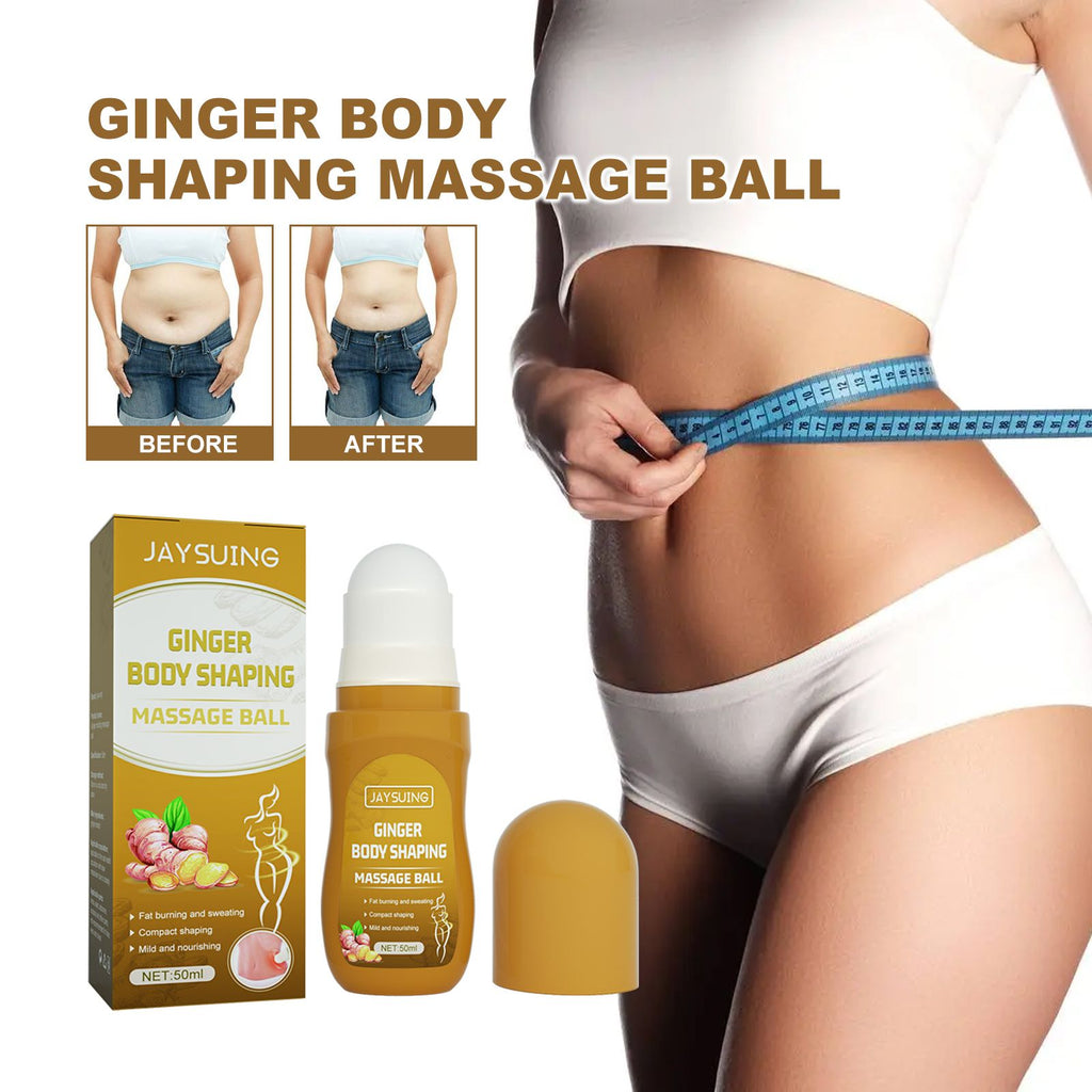 Jaysuing Ginger Shaping Massage Ball, Shape Slimming Lift Firming Skin Massage Ball