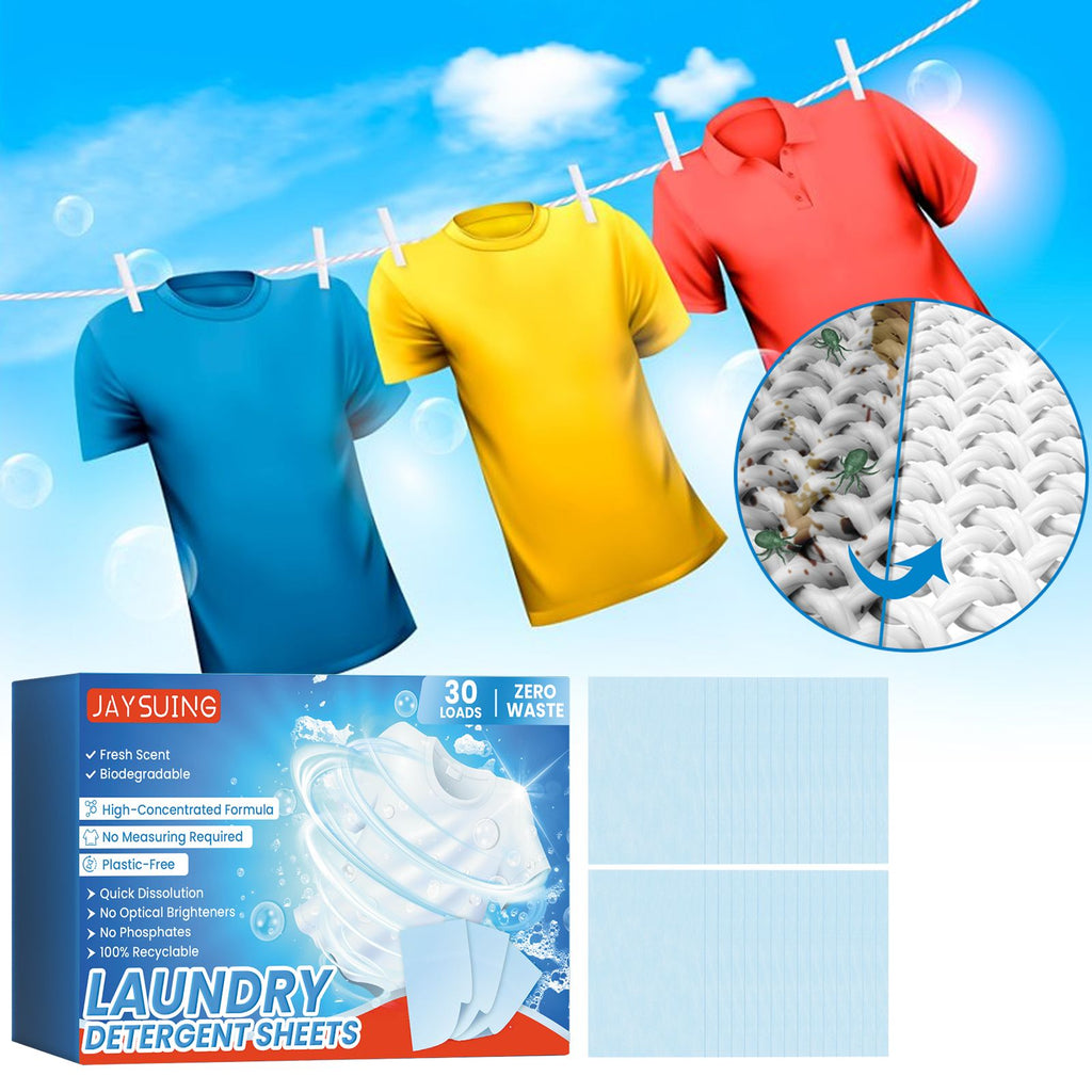Jaysuing Laundry Tablets, Cleaning Laundry Oil Dirt And Mildew Stains Multi-purpose Cleaning Washing Tablets