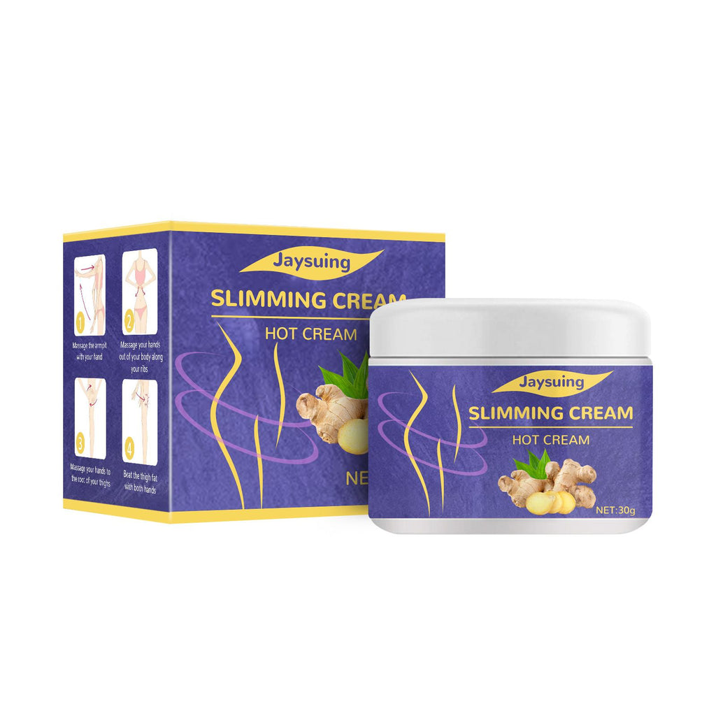 Jaysuing Slimming Cream, Firming Abdominal Thigh Fat Lazy Massage Shaping Curves Beauty Cream