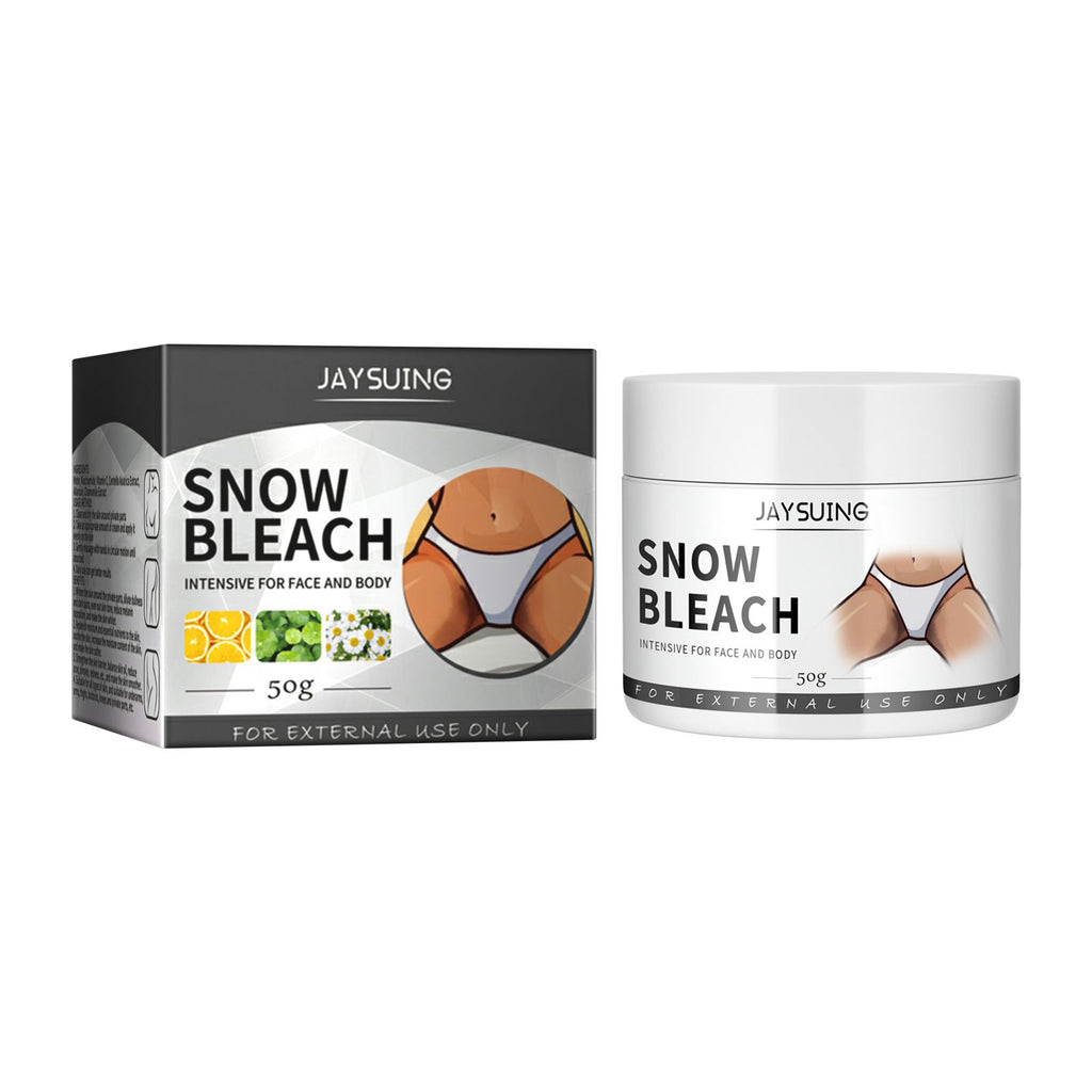 Jaysuing Snow Bleach, Underarm Thigh Joint Black Moisturizing Hydrating Dark Skin Brightening Cream