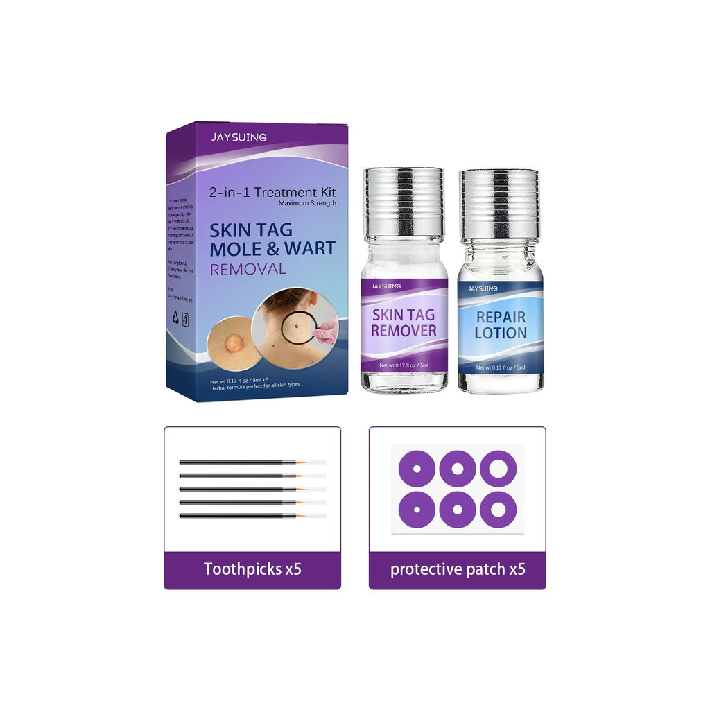 Jaysuing Wart Kit, Skin Tag r Hand and Plantar Wart Mole Removal And Lotion Set