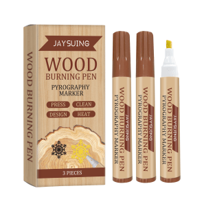 Jaysuing Wood Pyrography Pen, Woodworking Wood Label Art Effects Art Pyrography Scorch Marker