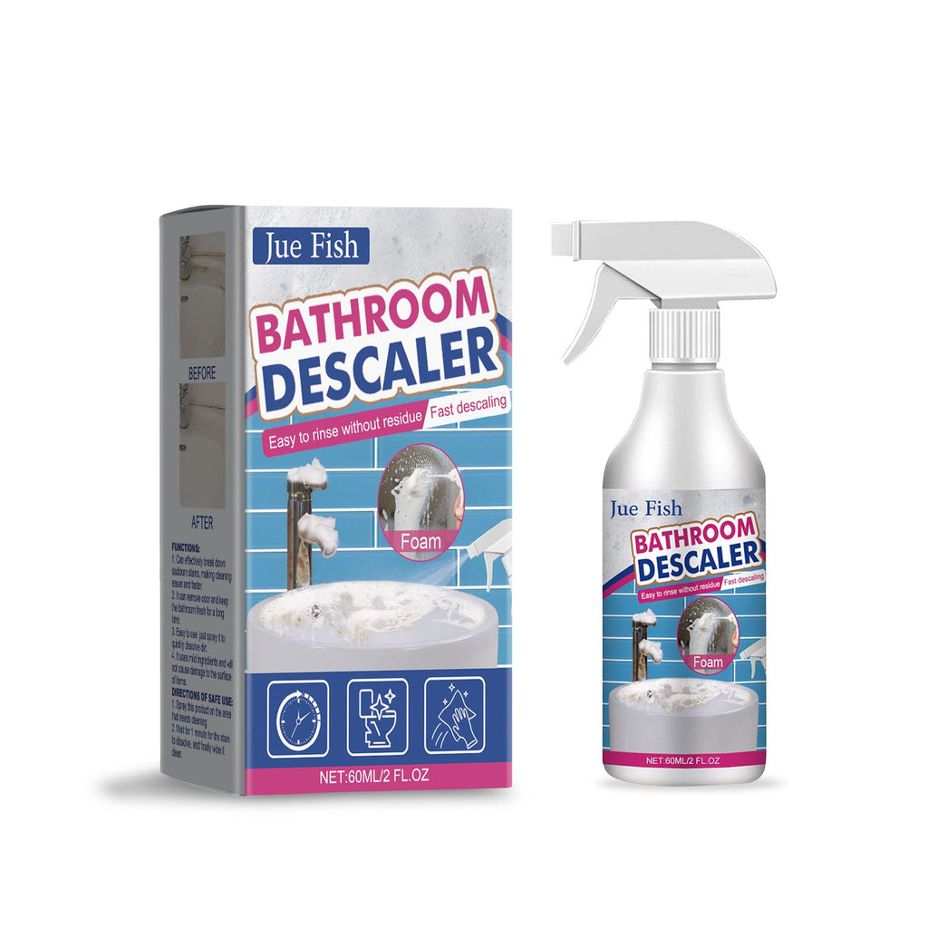 Jue-Fish Bathroom Sink Stainless Steel Cleaner Shower Room Glass Scale Decontaminating Cleaner Bathtub
