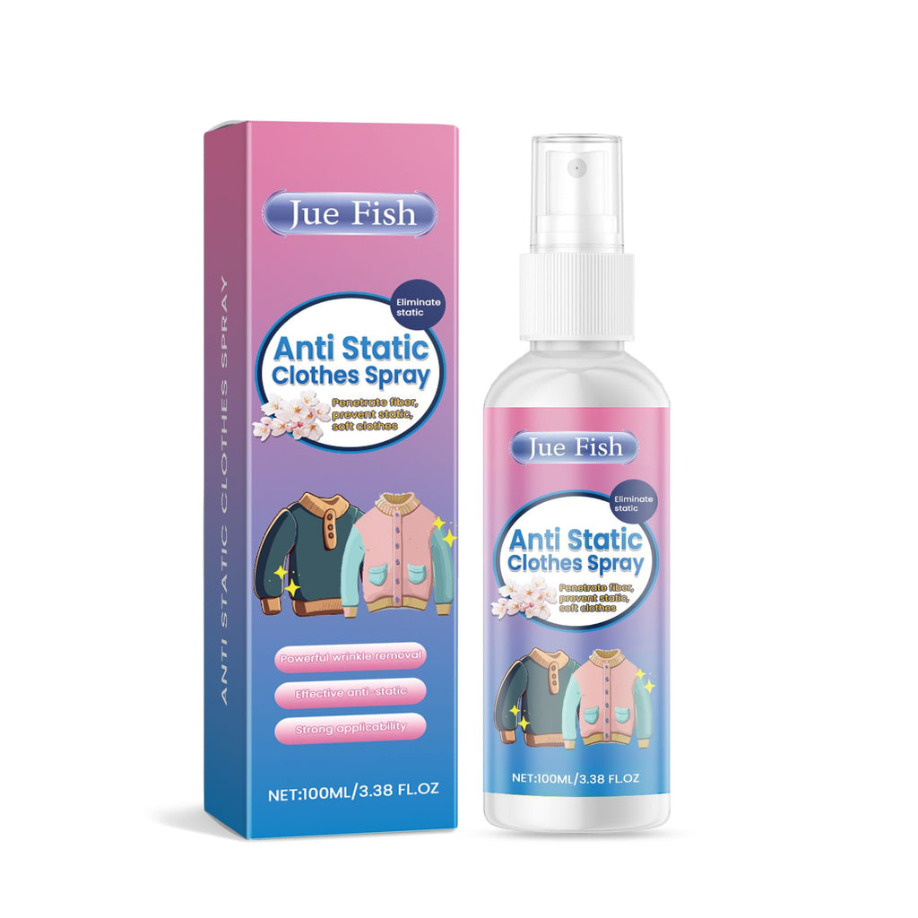 Jue-Fish Clothing Anti-Static Spray, Soft And Comfortable To Clothing Wrinkles Smooth Clothing Care