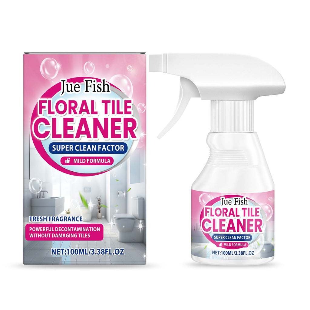 Jue-Fish Floral Toilet Cleaner