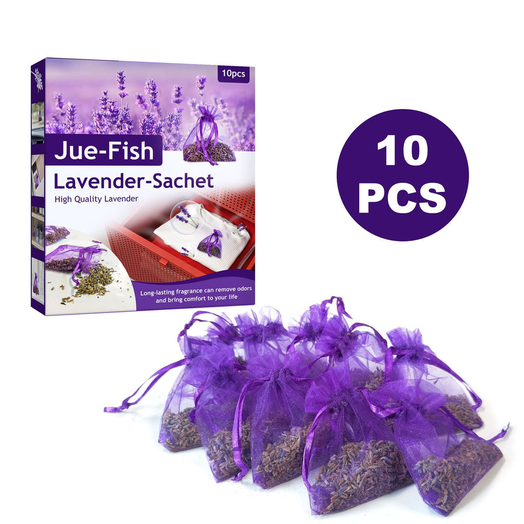 Jue-Fish Lavender Sachet, Fragrance Car Bundle Pocket Deodorizer Perfume Bag Car Load Home Closet Shoe Cabinet Toilet