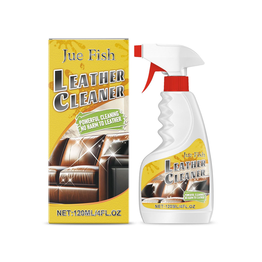 Jue-Fish Leather Cleaner, Sofa Leather Stain Cleaner Leather Furniture Refurbished Cleaning Care Agent