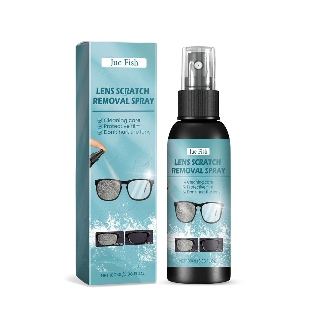 Jue-Fish Lens Scratch r, Scuff Scratches Refurbished Eye Lens Glass Blur Curing Agent