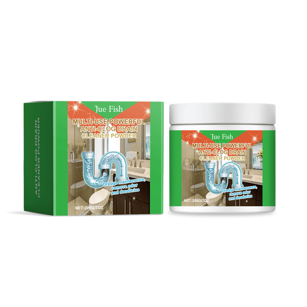Jue-Fish Pipe Dredging Cleaning Powder Clean Sewage Hair Grease Blockage Pipe Dredging Cleaning