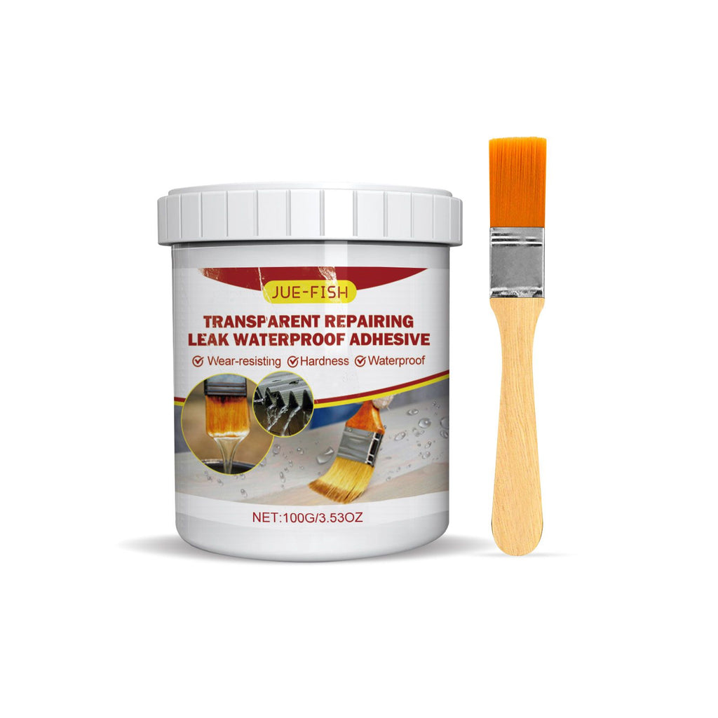 Jue-Fish Transparent Leak Waterproof Glue, Free Smashing Brick Toilet Kitchen Floor Tile t Waterproofing Agent