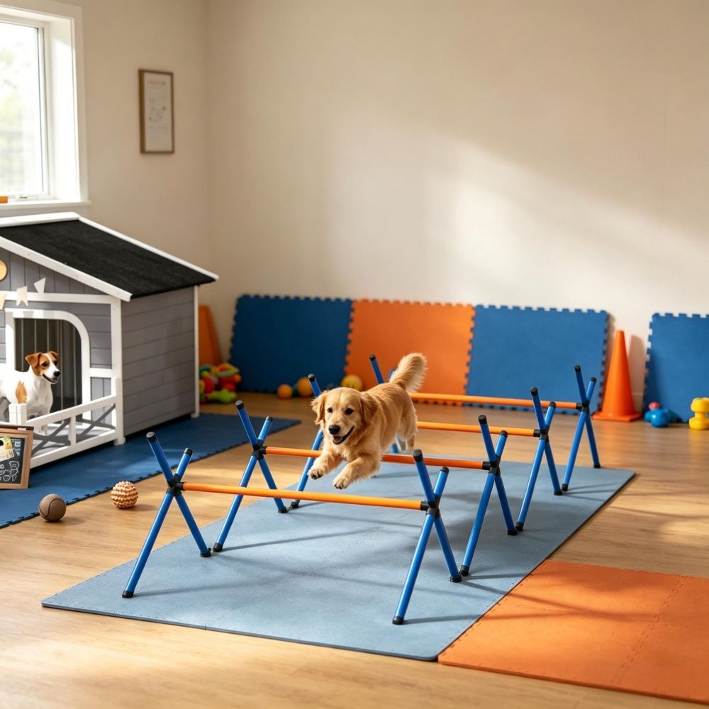 Jump Bars with Adjustable Height and Heights 34.3 Inches X 22 Inches X 16.1 Inches