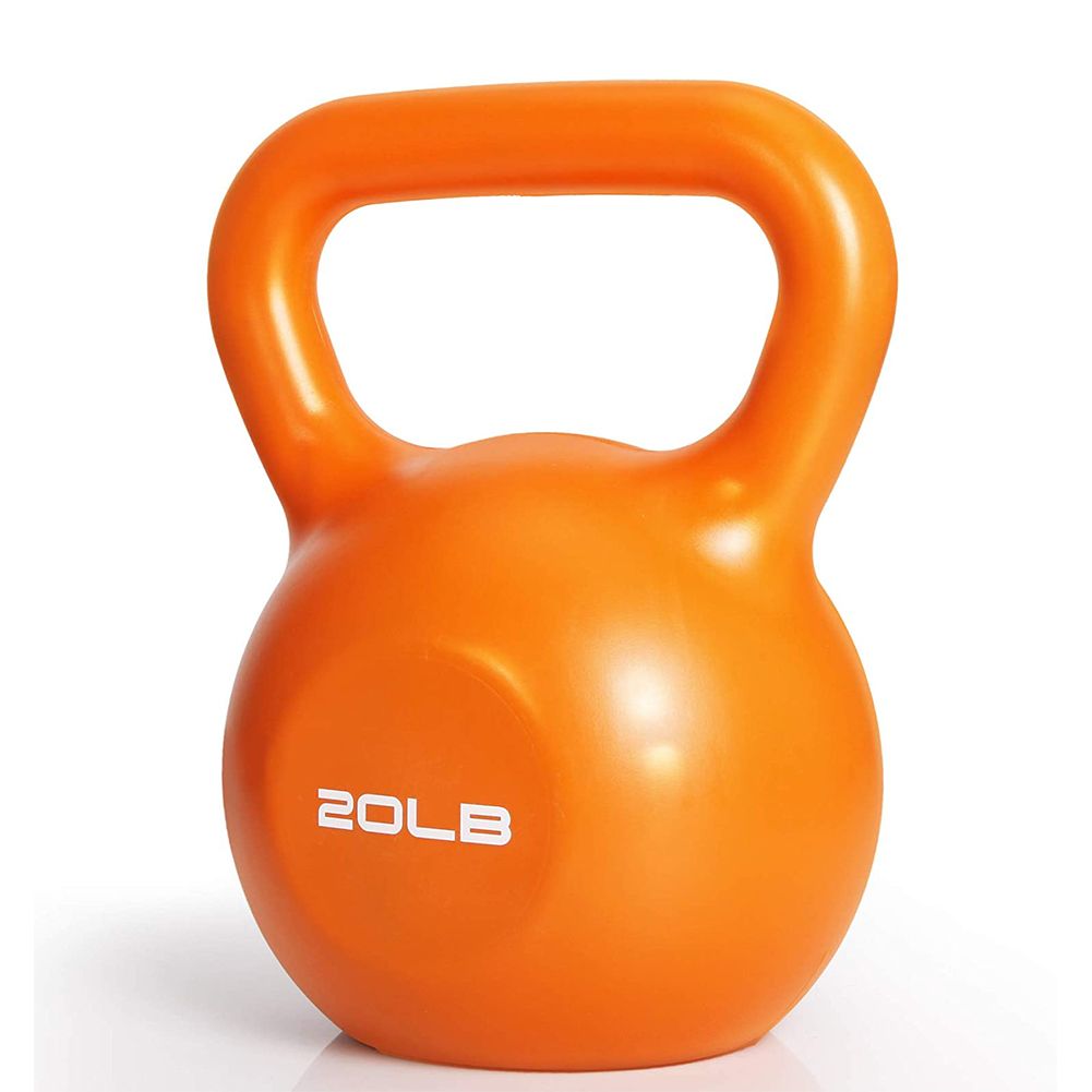 Kettlebell Sets, Strength Training Kettlebells Weight Set for Women, Vinyl Coated Kettle Bell for Home Gym Workout Weight Lifting Equipment, Comfortable Grip Wide Handle Weights 20lbs