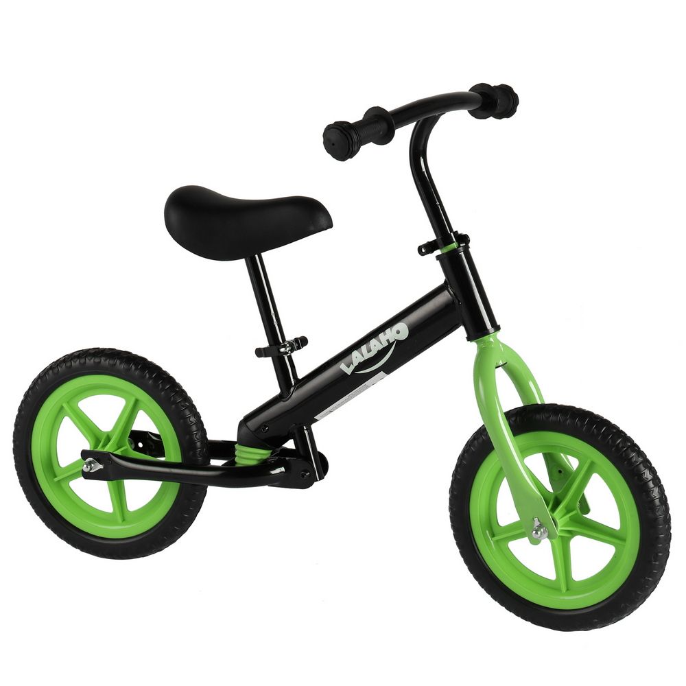Kids Balance Bike Height Adjustable Green