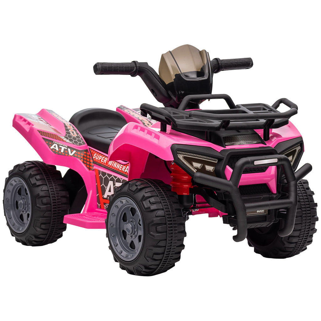 Kids Ride On Motorcycle 6V Battery Powered with Real Working Headlights for Toddlers 18-36 Months Pink