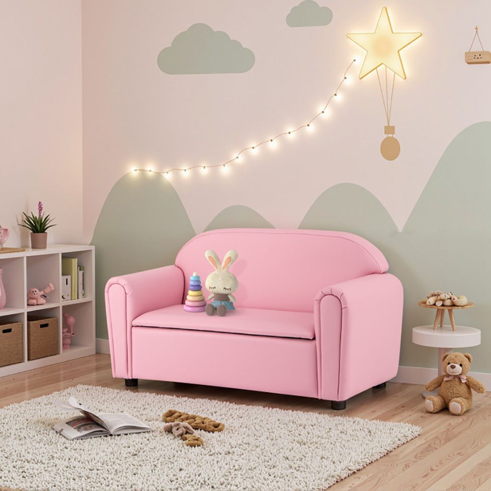 Kids Sofa Armrest Chair with Storage Function