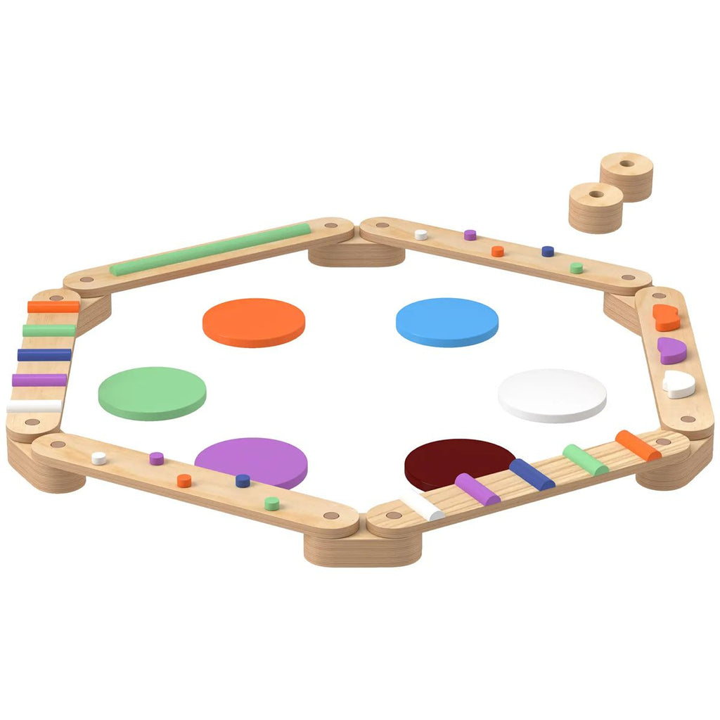 Kids Wooden Balance Beam with 3-8 years old