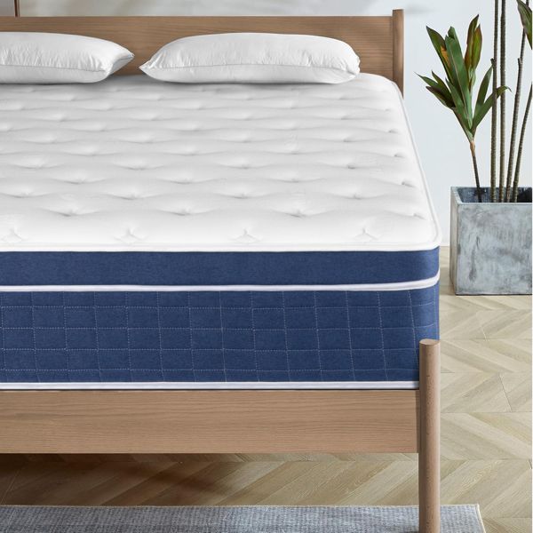 King Size Mattress in a Box 12 Inch Memory Foam Hybrid Mattress with Pocketed Springs Medium Firm Support Motion Isolation Edge Support 180 Night Trial