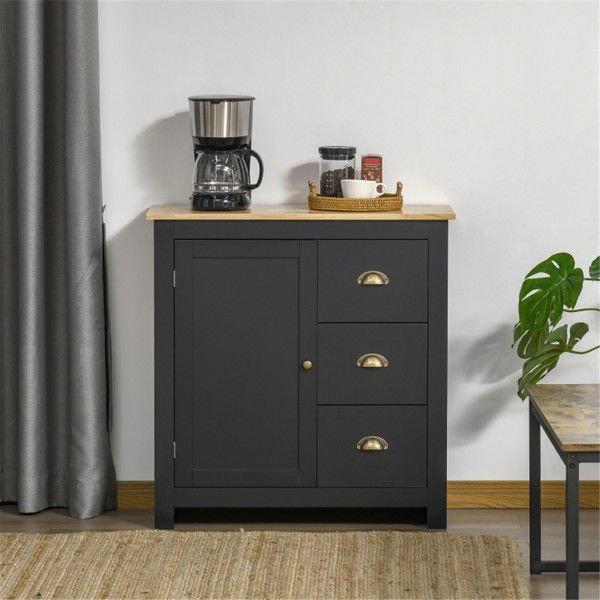 Kitchen Cabinet-black