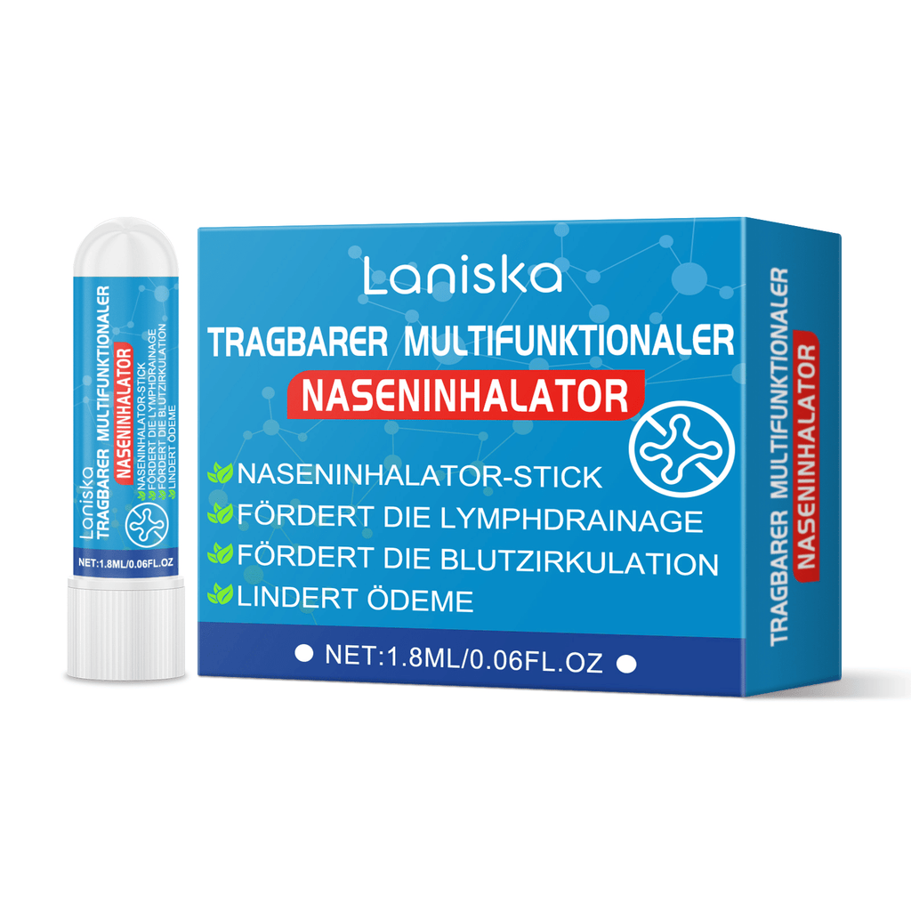 Laniska Multifunctional Nasal Inhaler Gently Relieves Leg Discomfort Cycle Herbal Care Snorting