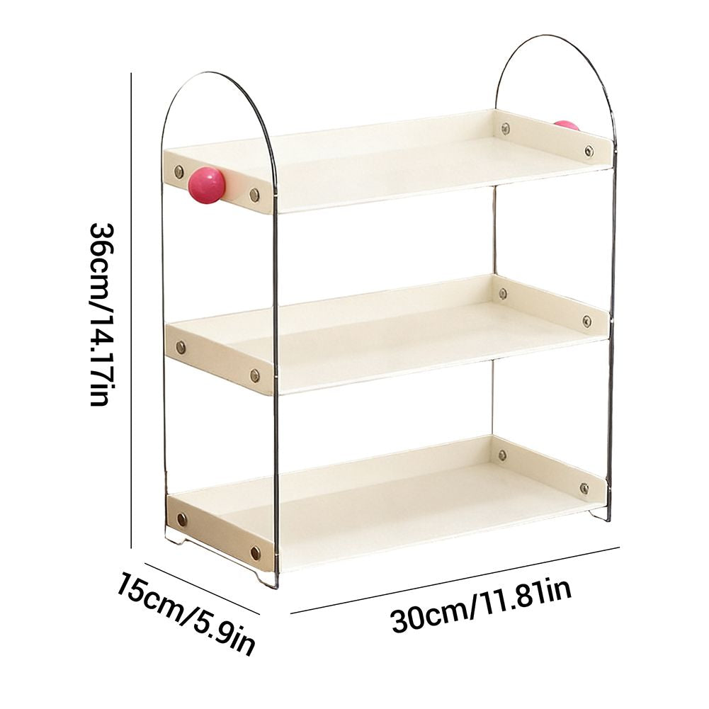 Large Acrylic Shelf 3 Tier storage rack case shelf