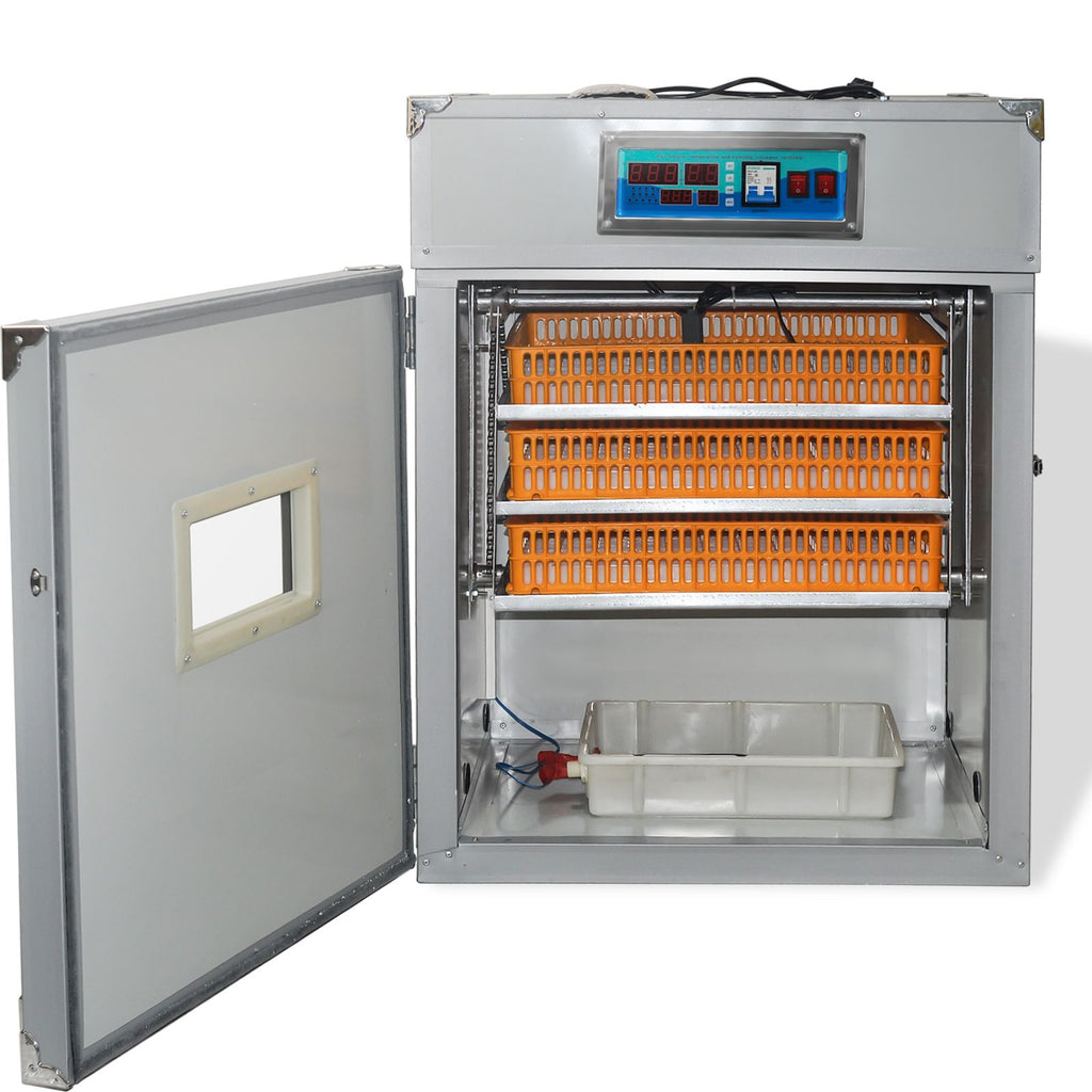 Large Capacity 264-Egg Fully Automatic Incubator,Built-in Auto Egg Turning,Precise Temp & Humidity Control,Ideal for Poultry Hatching(Chicken,Duck,Goose),for farm,lab,indoor