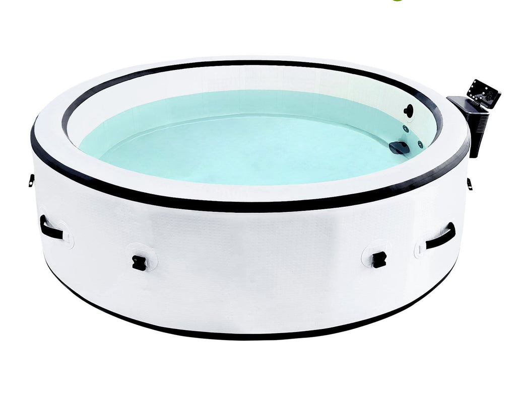 Large hot tub for 4 to 6 People, Portable Outdoor spa with 150 airjets and 1 Thermal Cover Massage hot tub for Patio Garden and Outdoors
