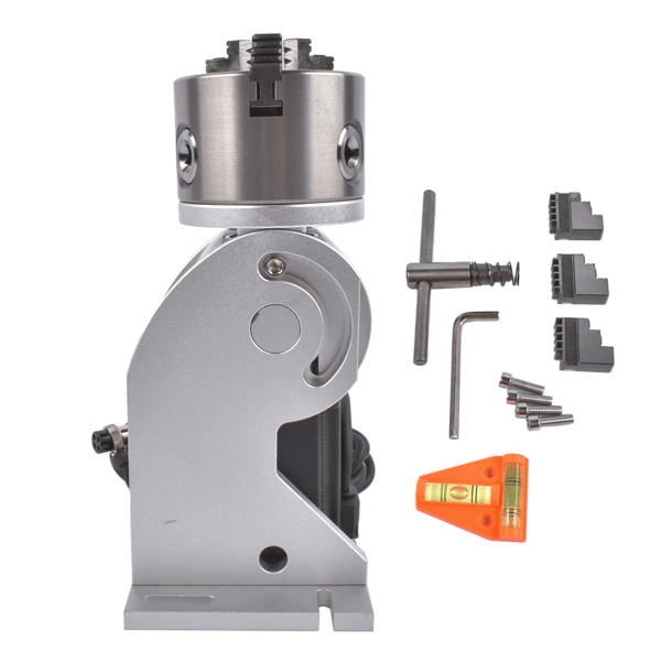 Lathe Rotary Chuck D80 360° Rotary Marking For Carving Engraving Marking Machine