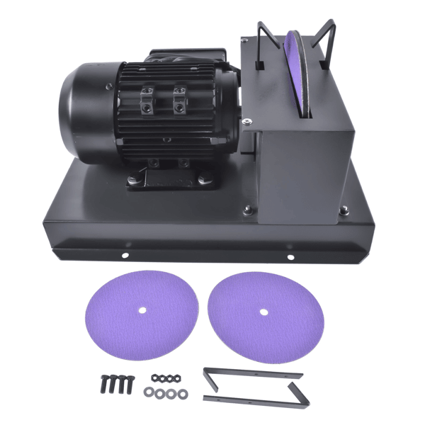 Lawn Mower Blade Sharpener 1HP 750W with 9 Inch Grinding Wheel Fit for Gator Blades