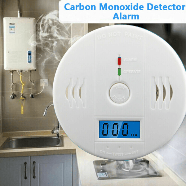 LCD Display CO Carbon Monoxide Gas Detector Device Home Safety Alarm Detector (Logistics only For USPS.TK/TMEU only For self-pickup)