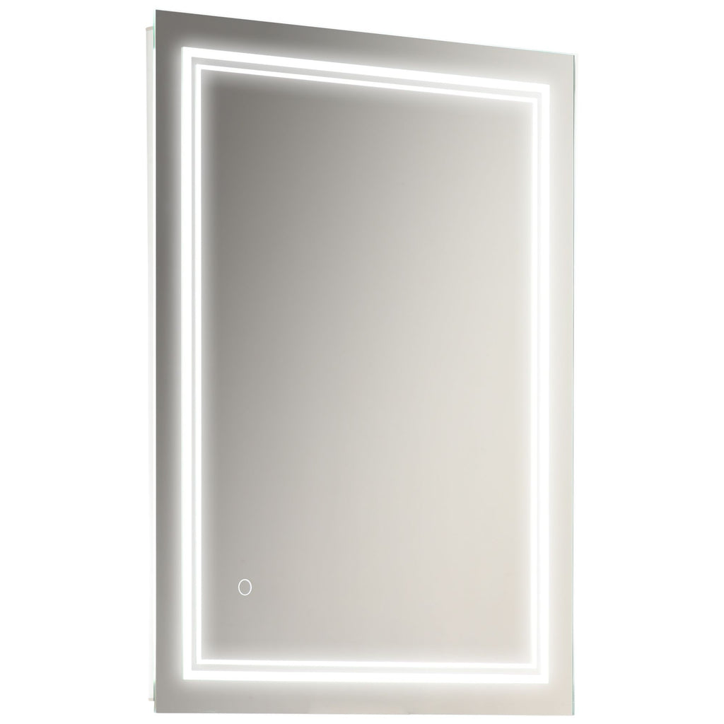 LED Lighted Bathroom Mirror 32x24 Wall Mounted Vanity Smart Touch Waterproof Horizontal Vertical