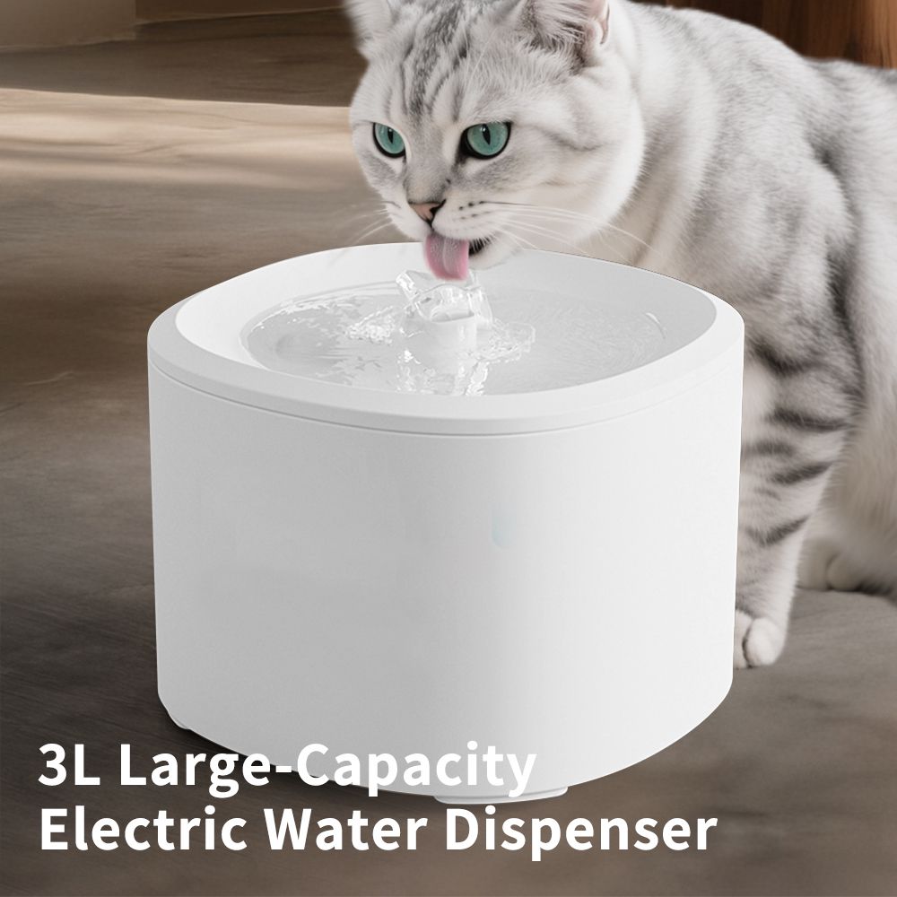 Leduo Pet Water Dispenser,, Multi Layer Filtration, Cleaning and Hydrating, Suitable for Cats and Dogs, Allowing You to Rest Assured