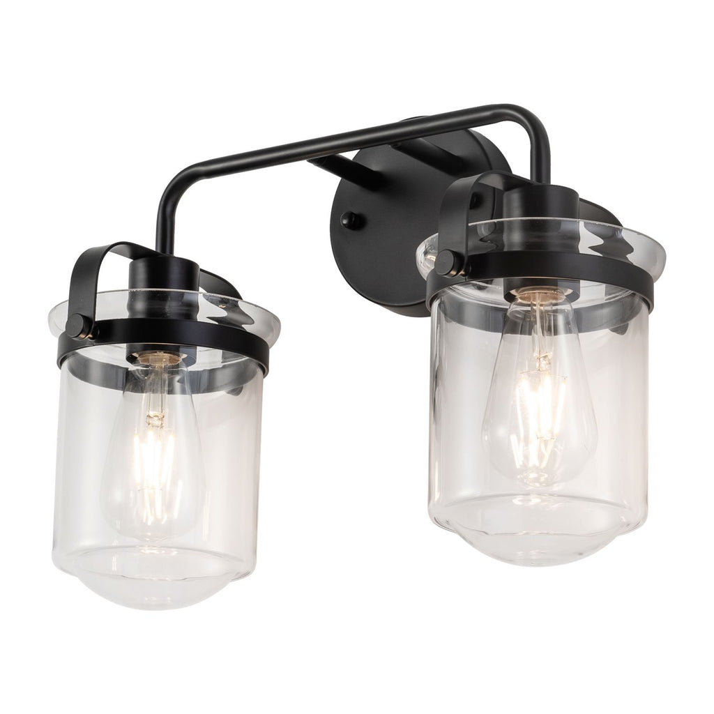 ll Sconces Set of 2 with Clear Glass Shade,Modern ll Sconce, Industrial Indoor ll Light Fixture E26 Socket[No Bulb][Unable ship on weekends, TK/TEMU only for pickup]
