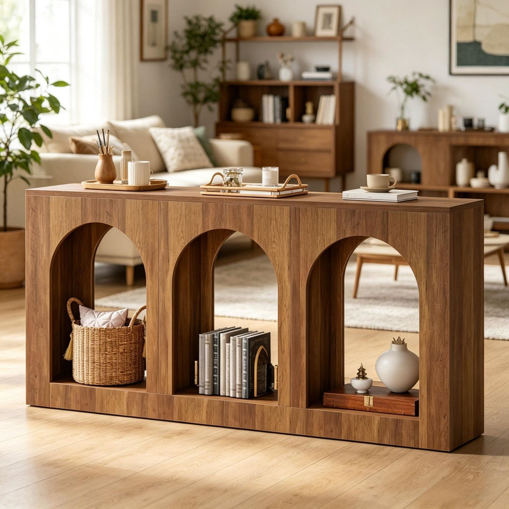 Long Console Table for Living Room