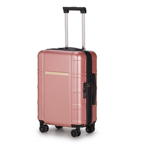 Luggage 20" Suitcase PC+ABS with TSA Lock Expandable Spinner Carry on Hardshell Lightweight