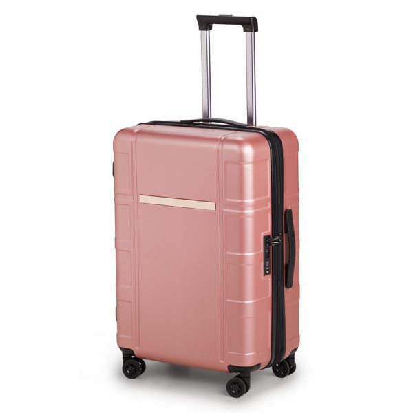 Luggage 24" Suitcase PC+ABS with TSA Lock Expandable Spinner Carry on Hardshell Lightweight