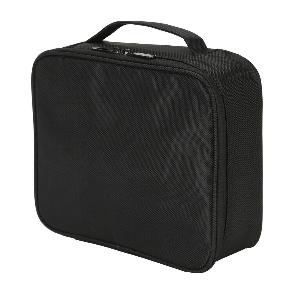Make up Bag Case Portable Handle Storage Organizer Travel Bag Wash Bag Black (US Logistics only For USPS.TK/TMEU only For self-pickup)