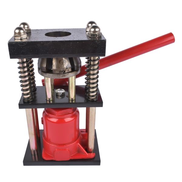 Manual Hydraulic Bottle Jack Hose Crimper - 6 Tons 6 Teeth for Crimping 0.51'-0.79' (13-20 mm) PVC Rubber Hose