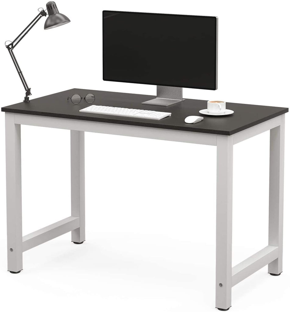 Mecor 43 inches Large MDF Computer Office Desk PC Laptop Table Study Work-Station Home Office Furniture Black--YS