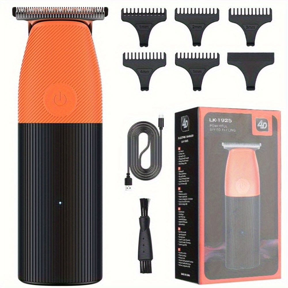 Men's Electric Hair Clipper Set Beard Beauty Set, Home USB Rechargeable Trimmer, Birthday Gift, Fashion Design, Smooth Shaving, Home Stylist, Men's Care