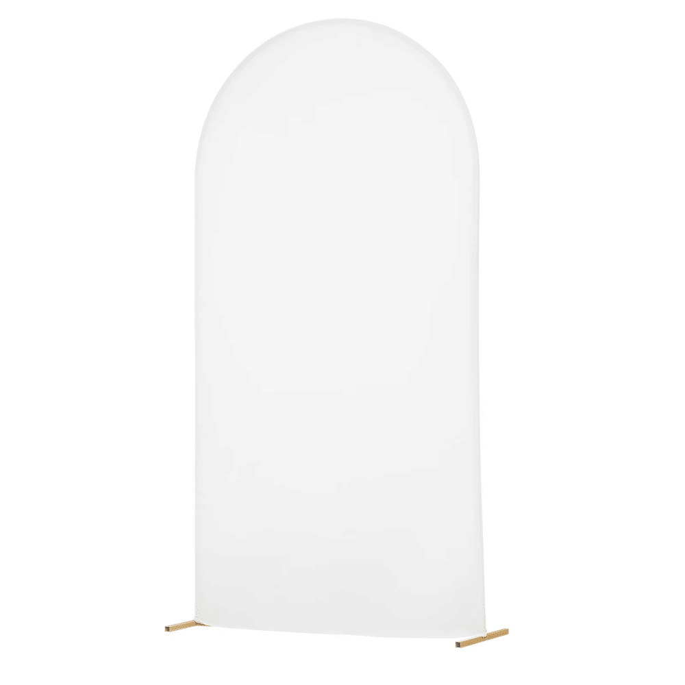 Metal Arch Backdrop Stand, 7.2 x 4 ft, Durable Frame, Simple Setup, 1 Set Gold Arch Stand with CoverforWeddings, Birthdays, Celebrations, andEventDecorations