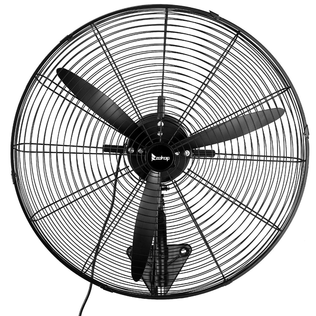 MFJ-EW50 20inch High Velocity Wall Mount Fan Oscillating,Industrial Fan with 4 Speed Ventilation,100% BLDC Copper Motor,4963CFM,,Heavy Duty Metal Fan for Outdoor, Indoor Use