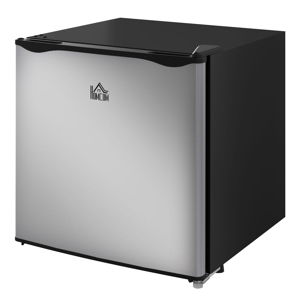 Mini Upright Freezer 1.1 Cu.Ft Compact Silver with Removable Shelves Home Appliances Chill Solution