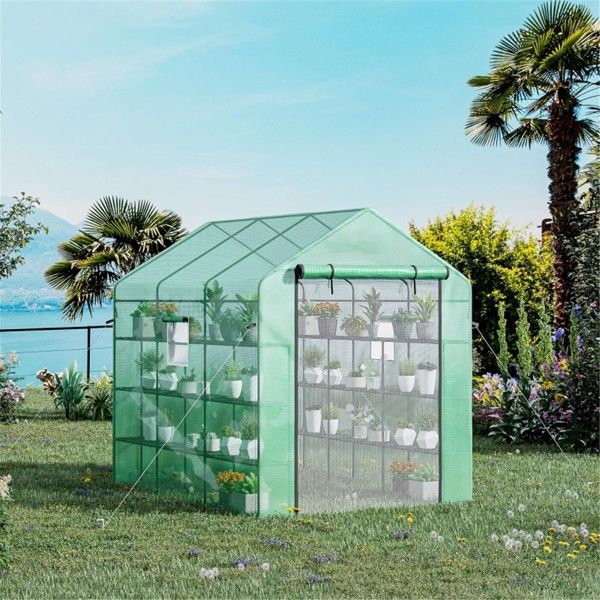 Mini Walk-in Greenhouse ( Amazon Shipping)(Prohibited by WalMart)