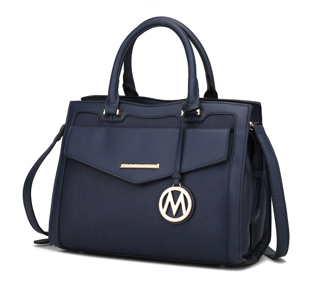 MKF Collection Alyssa Satchel Handbag Vegan Leather Women by Mia k