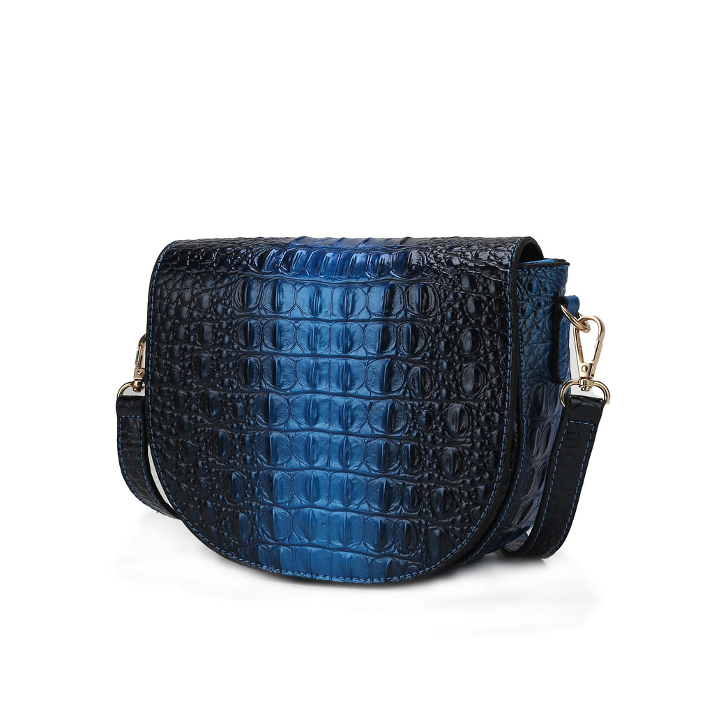 MKF Collection Amalia Croc-Embossed Crossbody Bag by Mia K