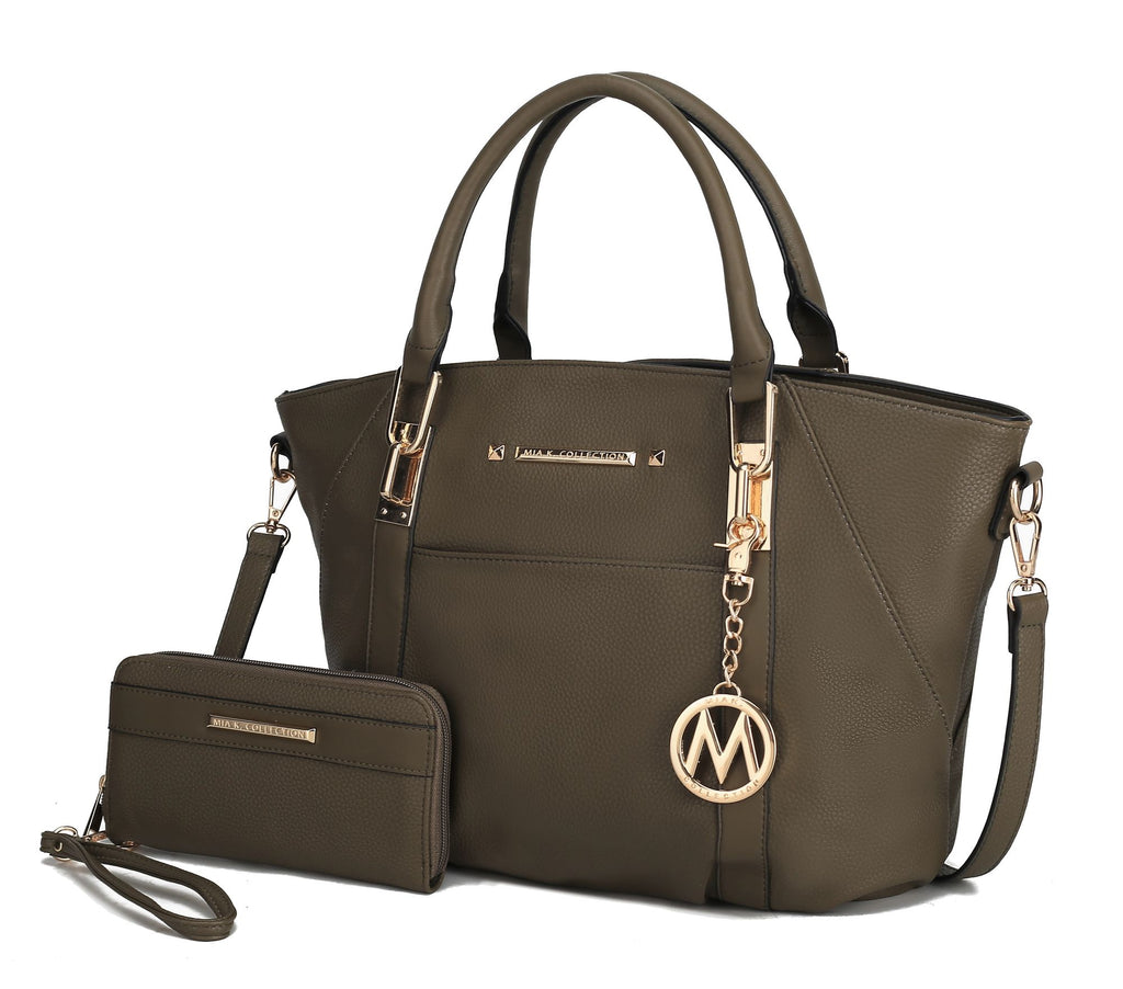 MKF Collection Azrael Vegan Leather Women Tote Bag with Wallet by Mia K