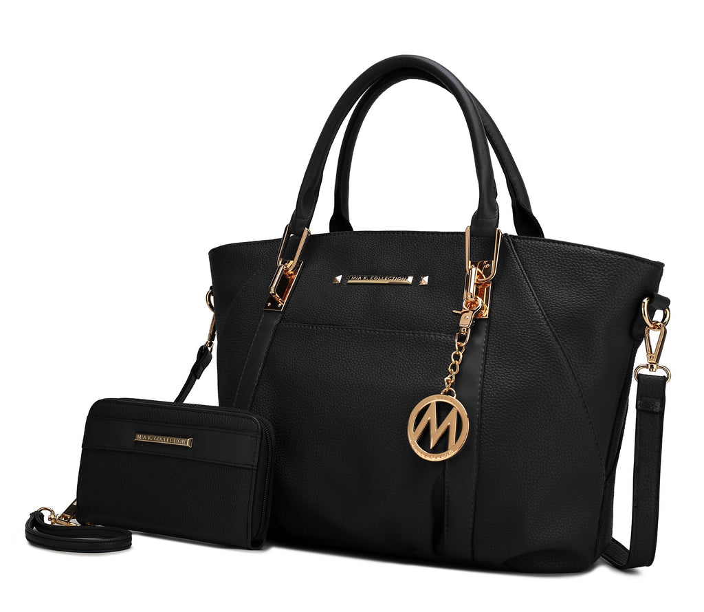 MKF Collection Azrael Vegan Leather Women Tote Bag with Wallet by Mia K