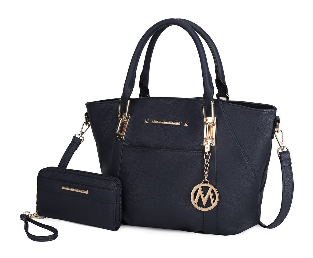 MKF Collection Azrael Vegan Leather Women Tote Bag with Wallet by Mia K