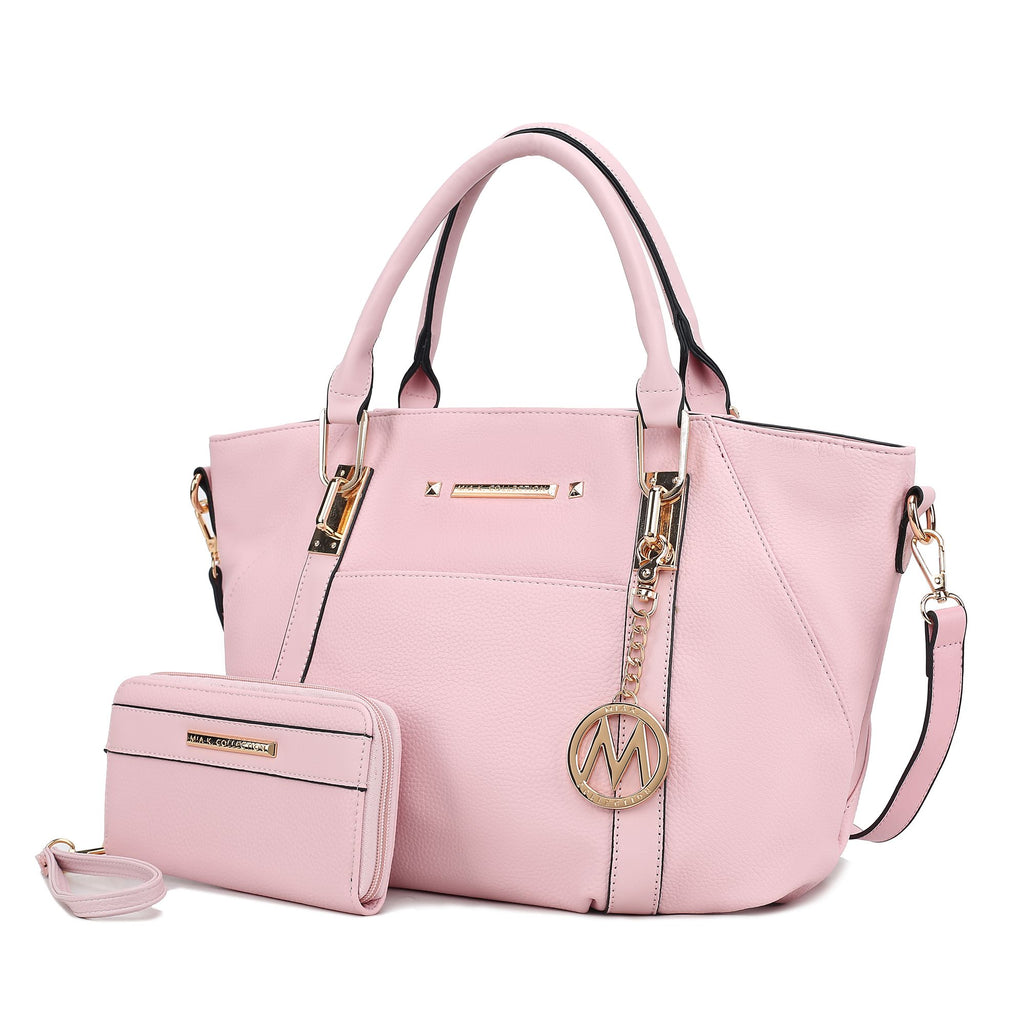 MKF Collection Azrael Vegan Leather Women Tote Bag with Wallet by Mia K